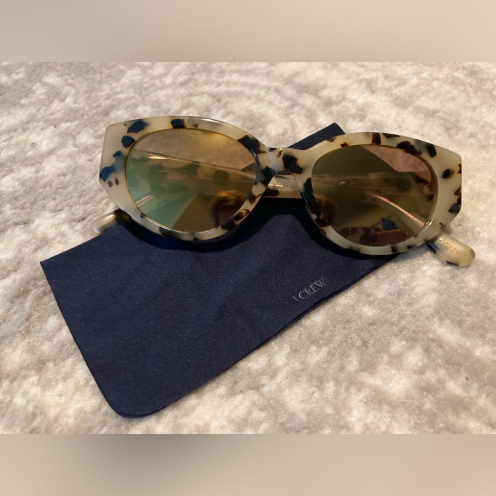 J. Crew Light Tortoise Print Sunglasses